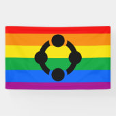 Rainbow Niche Pride Flag Banner (Horizontal)