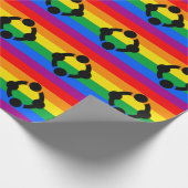 Rainbow Niche Pride Flag Geschenkpapier (Ecke)