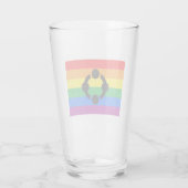 Rainbow Niche Pride Flag Glas (Rückseite)