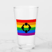 Rainbow Niche Pride Flag Glas (Vorderseite)
