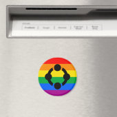 Rainbow Niche Pride Flag Magnet (In Situ (Geschirrspüler))