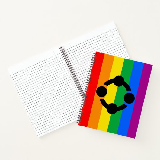 Rainbow Niche Pride Flag Notizblock (Innenseite)