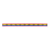 Rainbow Niche Pride Flag Satinband (Vorderseite)