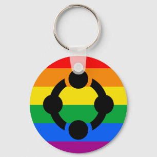 Rainbow Niche Pride Flag Schlüsselanhänger