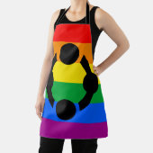 Rainbow Niche Pride Flag Schürze (InSitu)