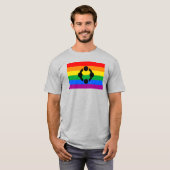 Rainbow Niche Pride Flag T-Shirt (Vorne ganz)