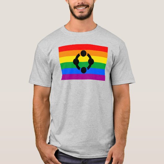 Rainbow Niche Pride Flag T-Shirt (Vorderseite)