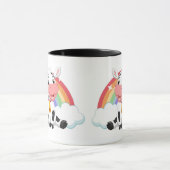 Rainbow Niedlich Baby Cow Tasse (Zentrum)