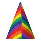 Rainbow Niedlich Kid's Geburtstagsparty Partyhütchen (Rückseite)