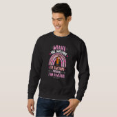 Rainbow Niedlich Weasel Kids Weasel School Backpac Sweatshirt (Vorne ganz)