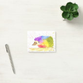 Rainbow niedlicher Igel Wasserfarbe Post-it Klebezettel (Büro)