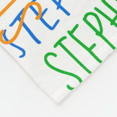 Rainbow Niedlicher Personalisierter Individuelle N Fleecedecke (Ecke)