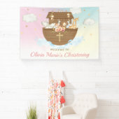 Rainbow Noahs Ark Christening Baptismus Hintergrun Banner (InSitu)