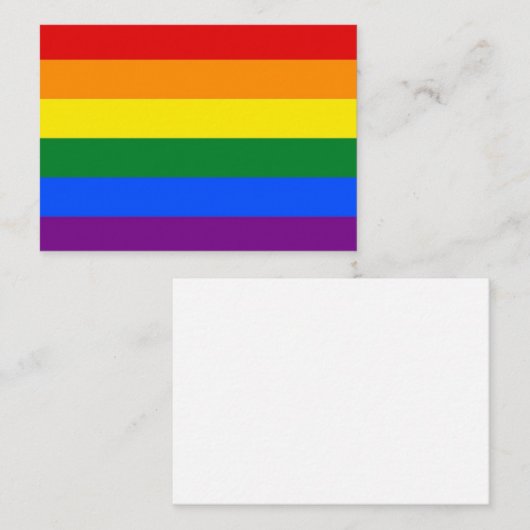 RAINBOW-Note-Karte, UM ZU ZERSTÖREN ODER PERSONEN Mitteilungskarte (Vorne/Hinten)