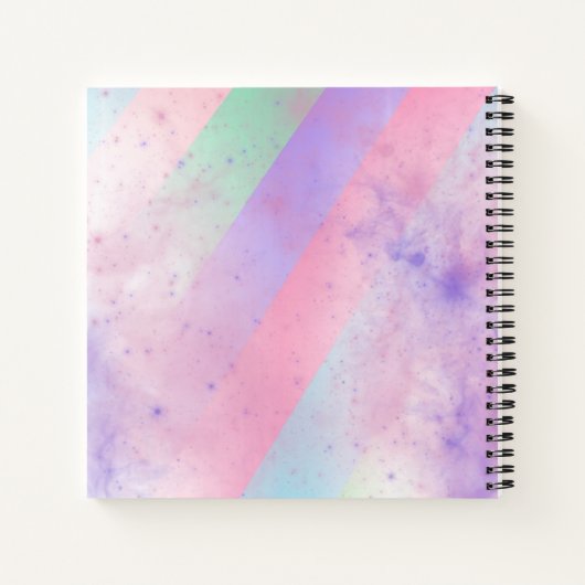 Rainbow-Notebook - Anpassen Notizblock (Rückseite)