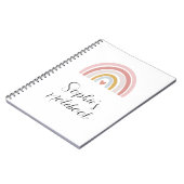 Rainbow-Notebook - Individuelle Name Zurück in die Notizblock (Linke Seite)