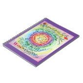 Rainbow-Notebook-Journal für Krebsgedicht Notizblock (Linke Seite)