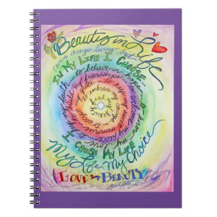 Rainbow-Notebook-Journal für Krebsgedicht Notizblock