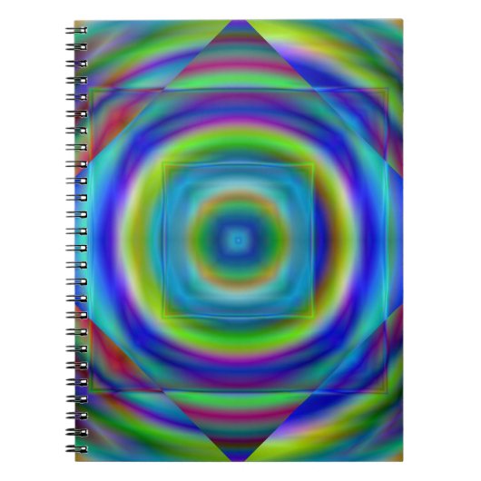 Rainbow-Notebook Notizblock (Vorderseite)