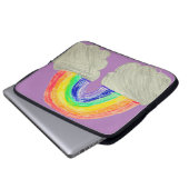 Rainbow Notebook Sleeve (Vorne Knopf)