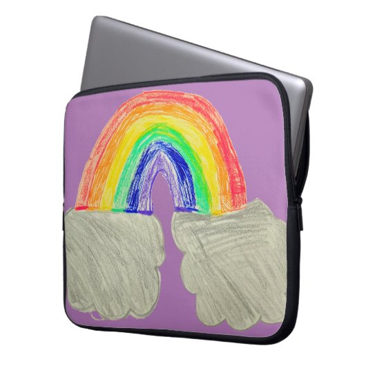 Rainbow Notebook Sleeve (Vorderseite Links)