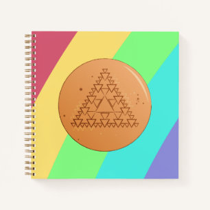Rainbow-Notebook-Spiel Dalgona Notizblock