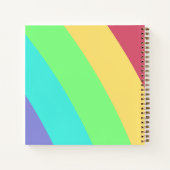 Rainbow-Notebook-Spiel Dalgona Notizblock (Rückseite)