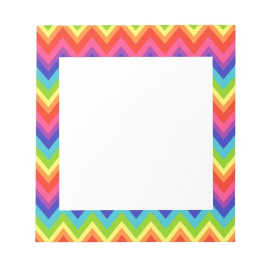 Rainbow Notepad Notizblock (Vorderseite)