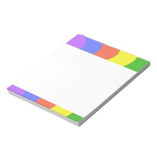 Rainbow Notepad Notizblock (Rotiert)
