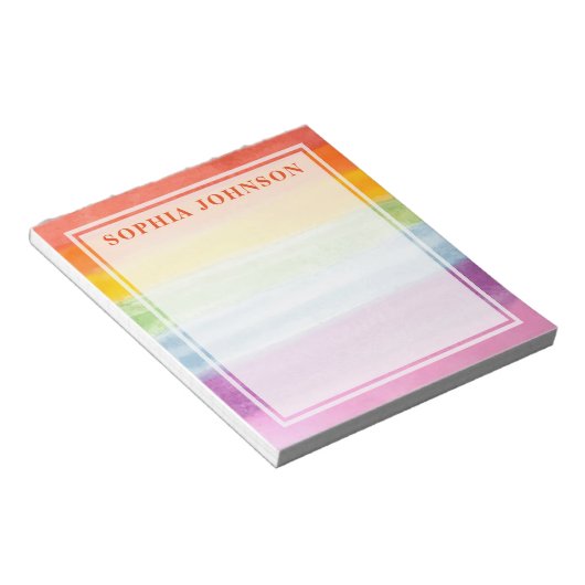 Rainbow-Notes Notizblock (angewinkelt)