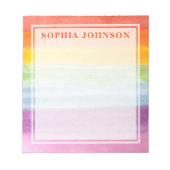 Rainbow-Notes Notizblock (Vorderseite)