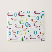 Rainbow Notes Puzzle (Horizontal)