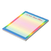 Rainbow Notizblock (Rotiert)