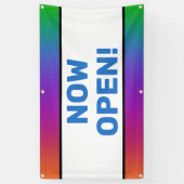 Rainbow Now Open Banner (Vertikal)