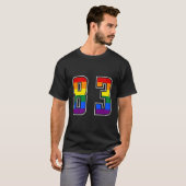 Rainbow Number 83 Team Junior Numbered Uniform T-Shirt (Vorne ganz)