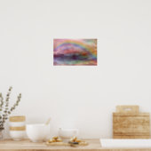 Rainbow Ocean Art Poster/Print Poster (Küche)