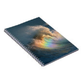Rainbow Ocean Wave Nature Notebook Notizblock (Rechte Seite)