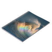 Rainbow Ocean Wave Nature Notebook Notizblock (Linke Seite)
