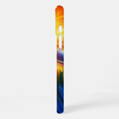 Rainbow Ocean Wave Phone Case iPhone Hülle (Linke Seite)