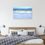 Rainbow Ocean Wave Triptych Leinwanddruck (Insitu (Schlafzimmer))