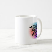 Rainbow October Girl Kaffeetasse (VorderseiteRechts)