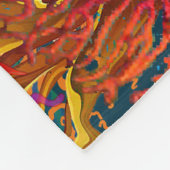 Rainbow Octopus Fleece Blanket (Ecke)