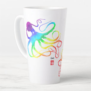 Rainbow Octopus - Große Tasse