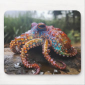 Rainbow Octopus Mousepad (Vorne)
