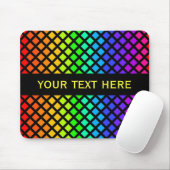 Rainbow of Diamonds custom mousepad (Mit Mouse)