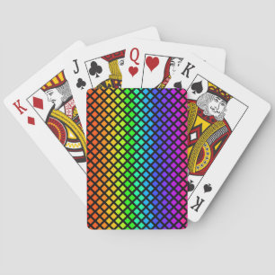 Rainbow of Diamonds spielende Karten Spielkarten
