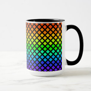Rainbow of Diamonds Tasse - wählen Sie Stil & Farb