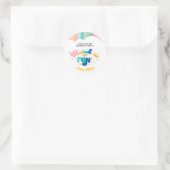 Rainbow of Fun Birthday Party Theme Sticker (Tasche)