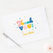 Rainbow of Fun Birthday Party Theme Sticker (Umschlag)