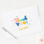 Rainbow of Fun Birthday Party Theme Sticker (Umschlag)